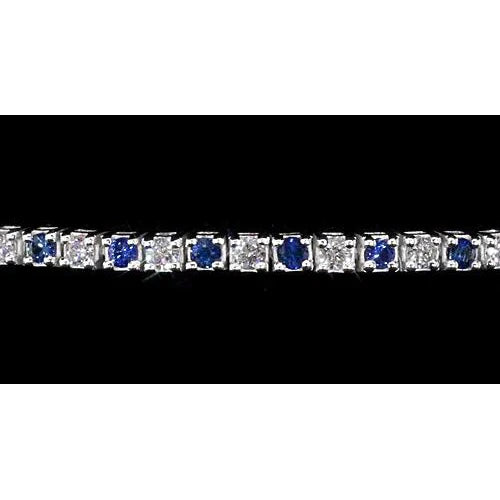Zaffiro E Diamante Bracciale