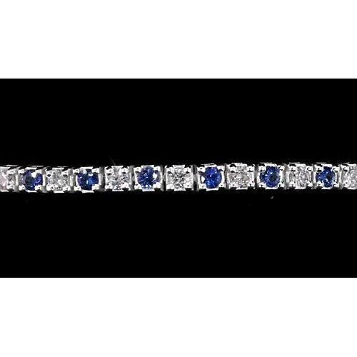 Zaffiro E Diamante Bracciale
