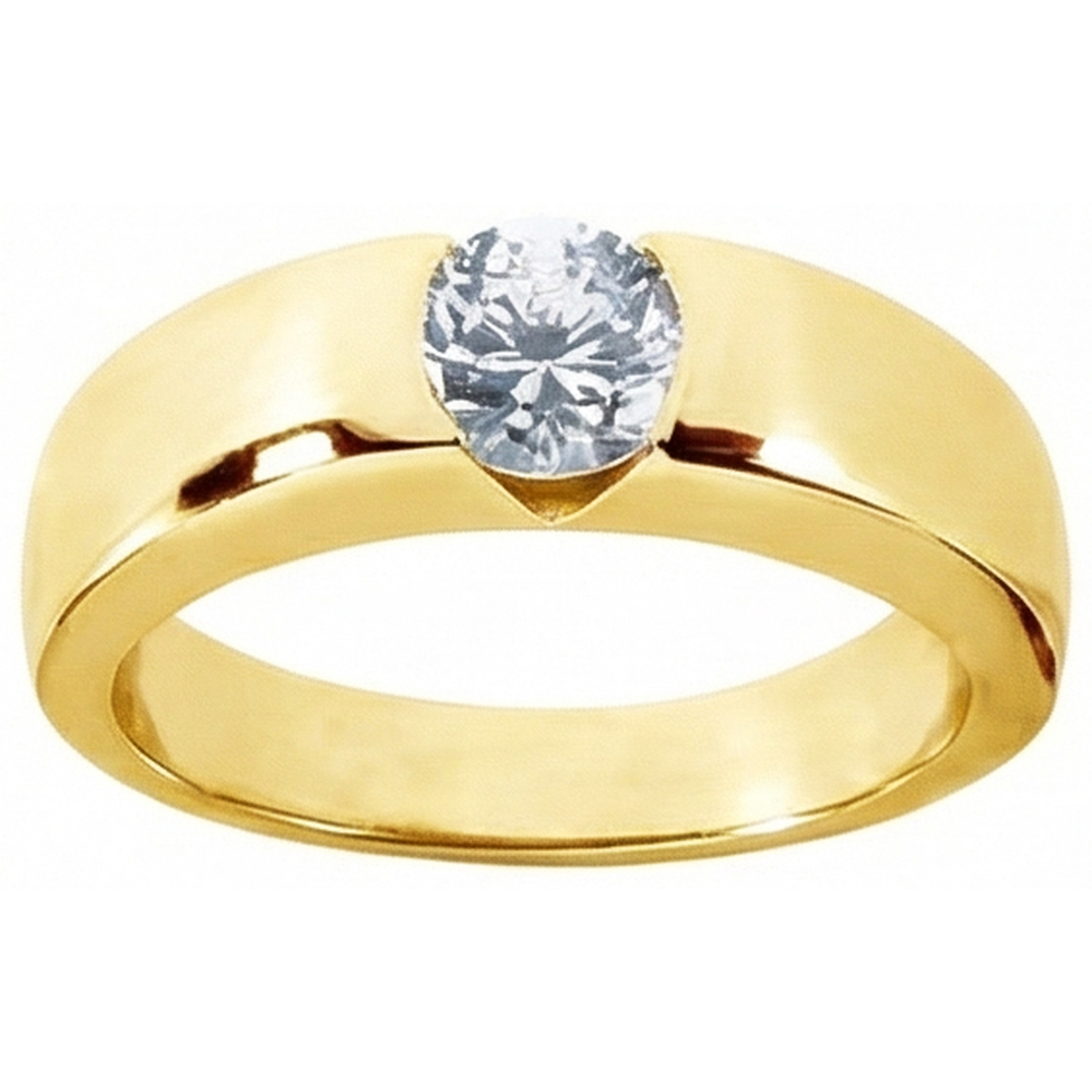 vero round diamante 1.50carati anello dettaglio ravvicinato