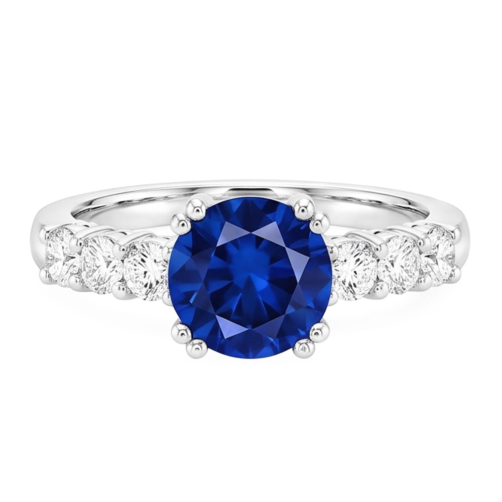 1 Carato Zaffiro Anello