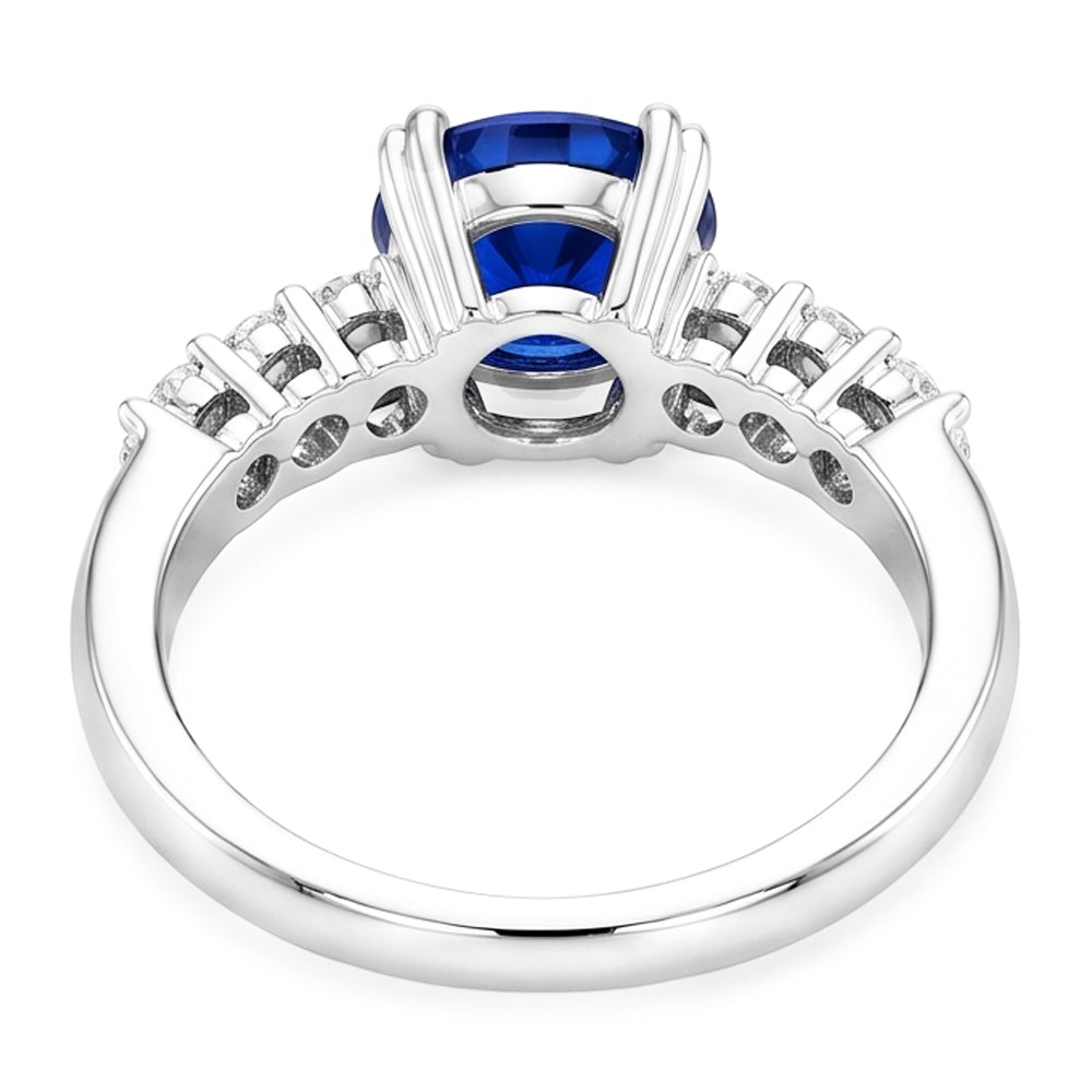1 Carato Zaffiro Anello