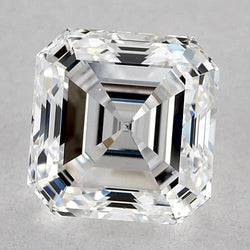 Diamante naturale estratto dalla terra Asscher da 1 carato, colore E, purezza VVS1, taglio molto buono