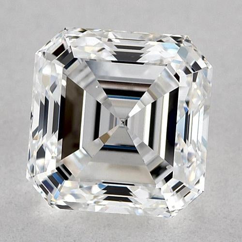Diamante Asscher naturale da 1 carato, estratto dalla terra, taglio E vs 1, taglio Very Good