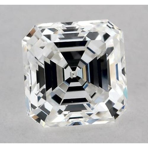 Diamante Asscher da 1 carato, sciolto, taglio F/VVS1, molto buono