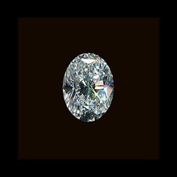 Diamante naturale estratto dalla terra, taglio ovale, da 1 carato, colore E, purezza VVS1