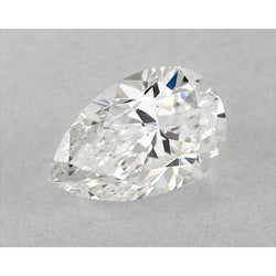 Diamante naturale a forma di pera da 1 carato, estratto dalla terra, colore E, purezza VVS1, taglio molto buono