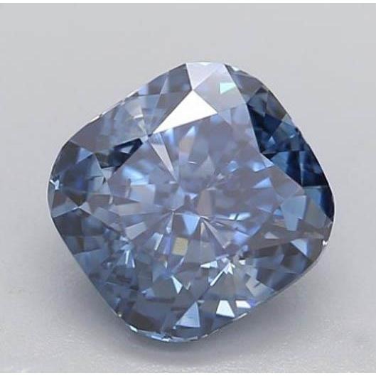 Cuscino Zaffiro Blu Reale anello in Gold – vista principale