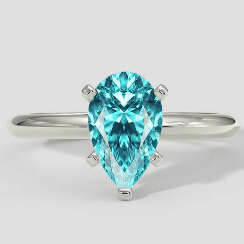 1.50 Paraiba bluastro taglio a pera
