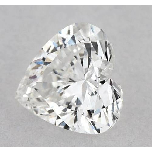 Forma Cuore Diamante Fine anello in Gold – vista frontale