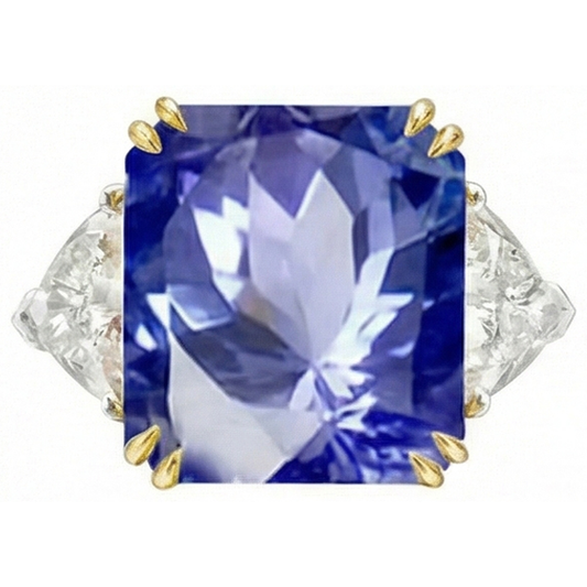 10 Carati Zaffiro Anello
