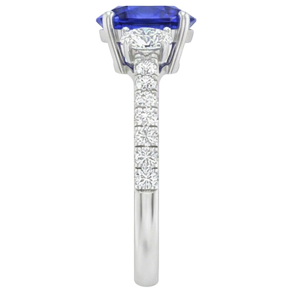 10 Ct Zaffiro Anello