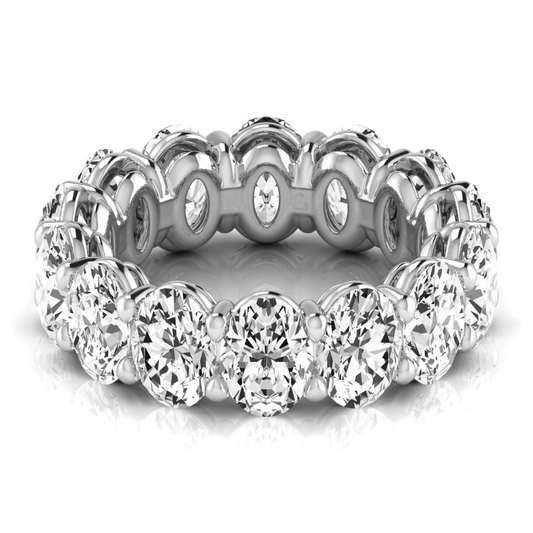 Lussuoso Diamante Eternity Band 0,75 carati – vista frontale