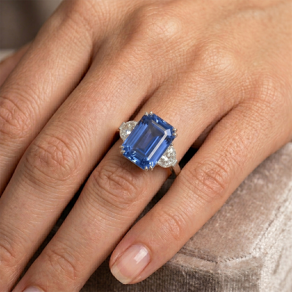 11 Carati Zaffiro Anello