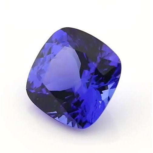 Tanzanite Blu Loose Sapphires Natural 4 carati Gold – vista angolare