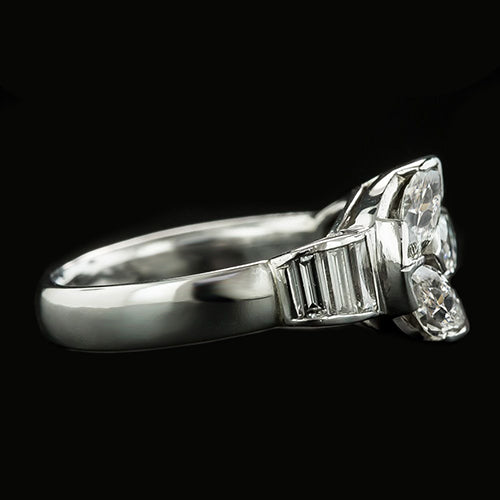 12 Carati Anello Di Genuino Diamanti Naturali Autentici ( non creati in laboratorio )