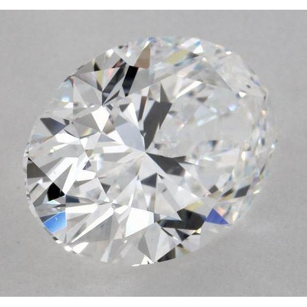 Diamante sciolto ovale naturale da 1,25 carati, taglio F contro 1