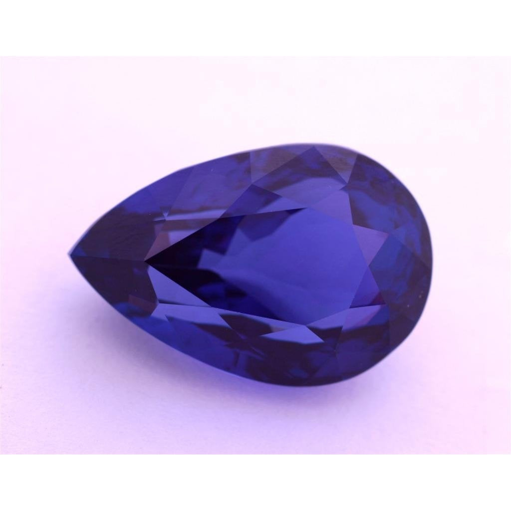 Tanzanite Blu Loose Sapphires Natural 3-carati Gold – vista frontale