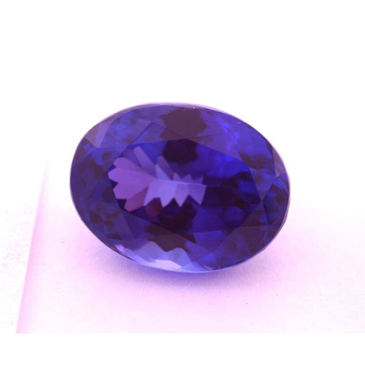Tanzanite Loose Sapphires Natural 6-carati Gold – vista frontale
