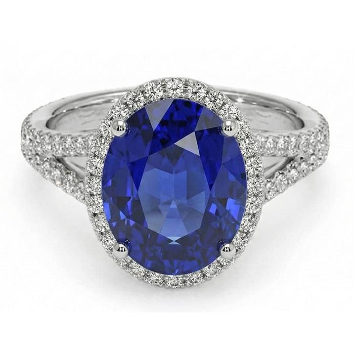 12 Carati Zaffiro Anello