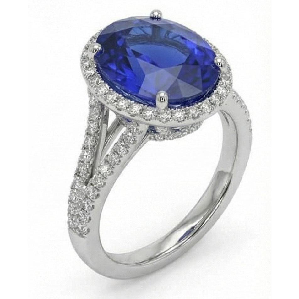 12 Carati Zaffiro Anello