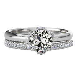 Diamante Fine Anello di Fidanzamento – Cuscino Antico 2 carati