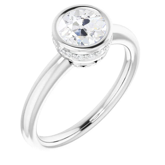 Diamante Fine Anello di Fidanzamento – vista principale