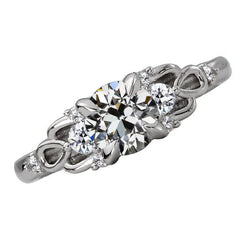 Brillante Anniversary Ring di lusso – 3 carati Oro Bianco 14K