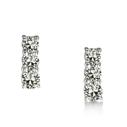 Diamante Orecchini 1 carati G/VS1 – Oro Bianco 14K