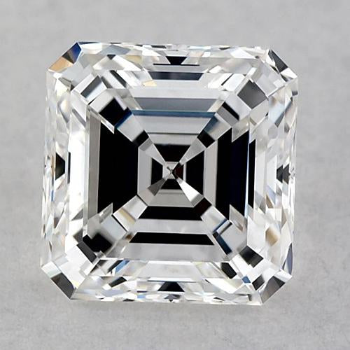 Diamante Asscher naturale estratto dalla terra, sciolto da 1,5 carati, taglio F/VS1, molto buono