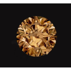 Diamante naturale marrone champagne estratto dalla terra, 1,75 carati, scintillante