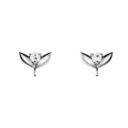Diamante Fine Orecchini 0,50 carati G/VS1 – Oro 14 Carati Bianco