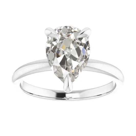 Brillante Anello Solitario 1-carati Oro Bianco 14K – vista principale