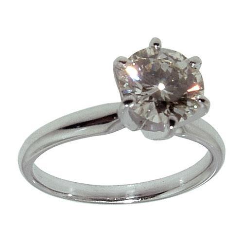 1 Carat Vero Diamond Solitaire Ring White Gold 18K