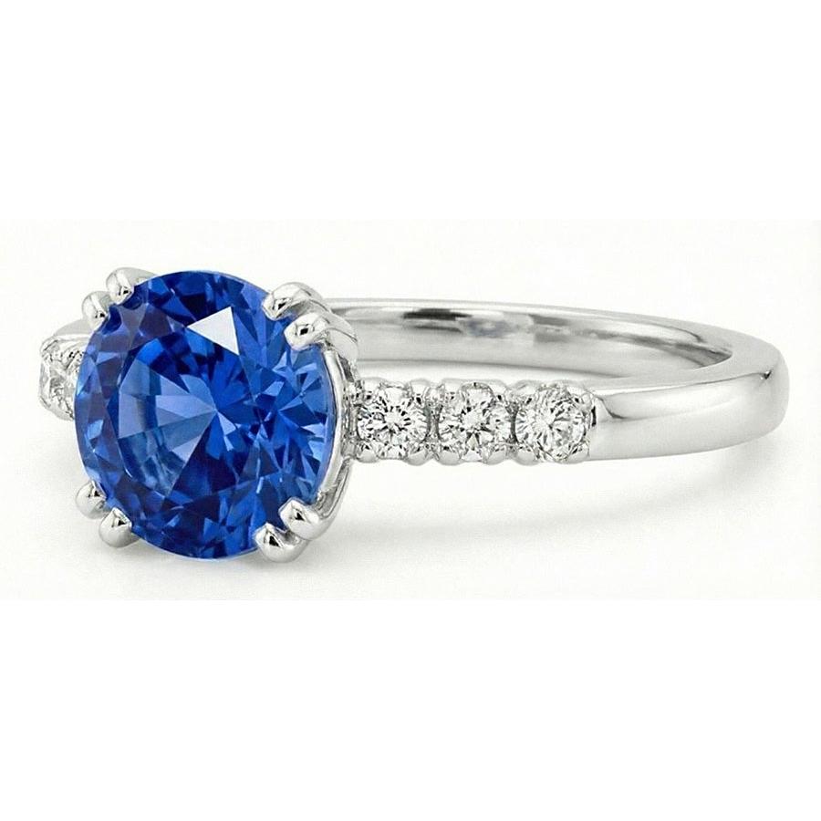 1 Carato Zaffiro Anello