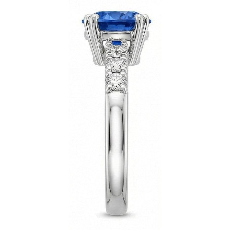 1 Carato Zaffiro Anello