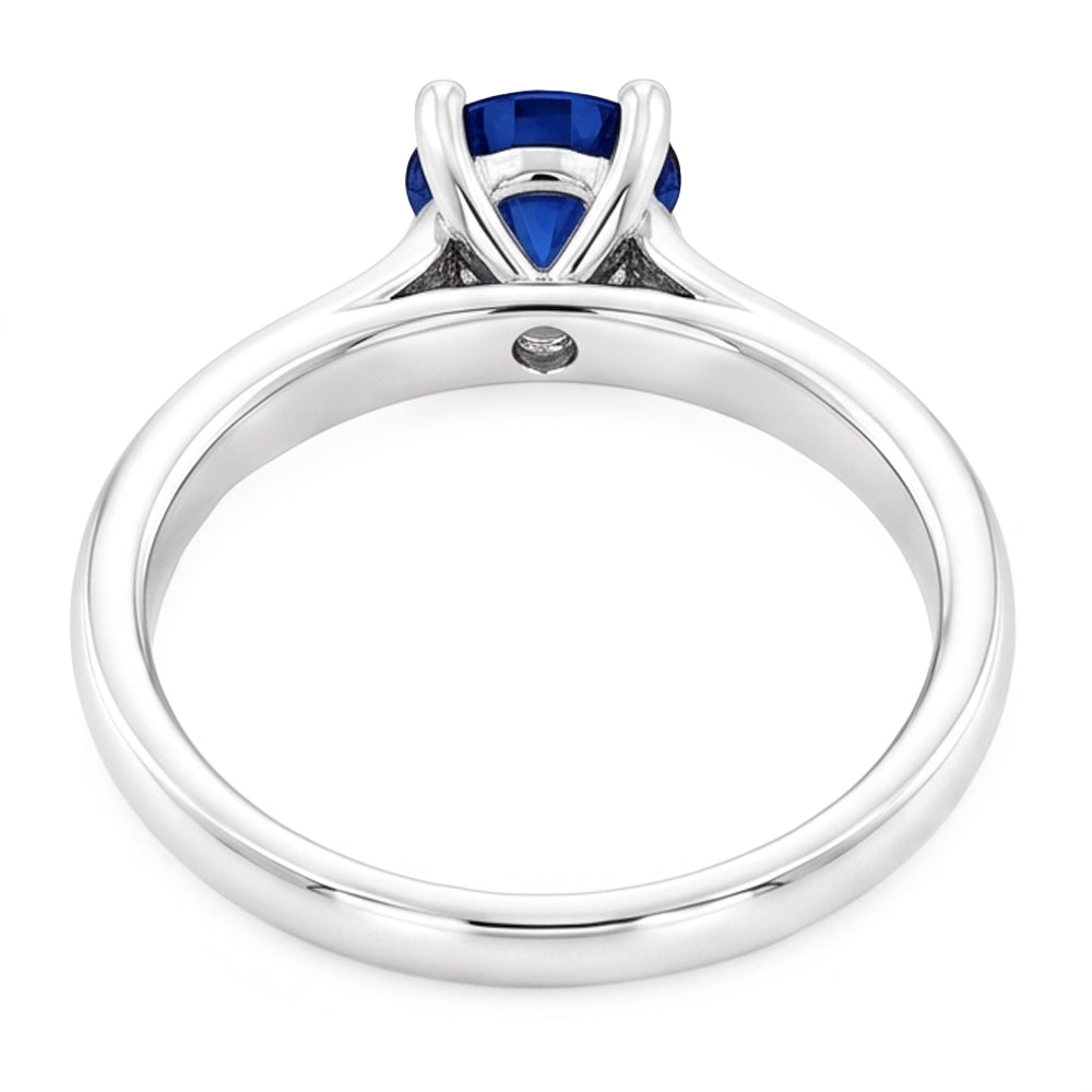 2 Carati Ceylon Zaffiro Anello