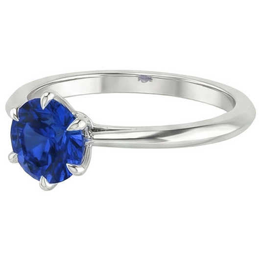 2 Ct Zaffiro Anello