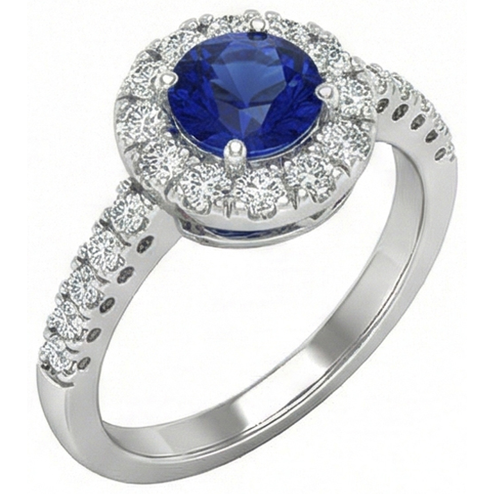 vero round diamante 2carati anello dettaglio ravvicinato