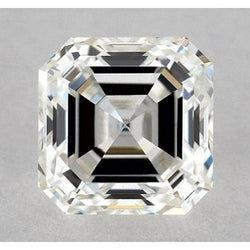 Diamante naturale a forma di Asscher da 2 carati, estratto dalla terra, colore F, purezza VVS1, taglio ottimo