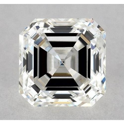 2 carati, diamante Asscher sciolto, taglio F/VS1, molto buono