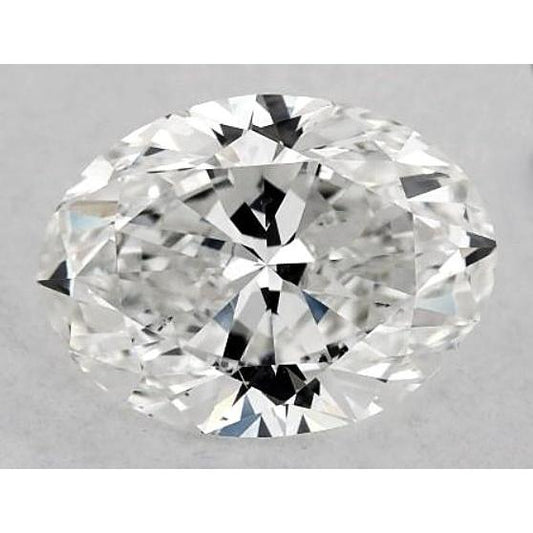 Diamante ovale da 2 carati, sciolto, taglio F/VS1, molto buono