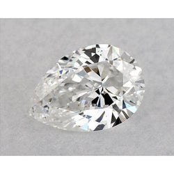 Diamante naturale a pera da 2 carati, estratto dalla terra, colore E, purezza VVS1, taglio molto buono