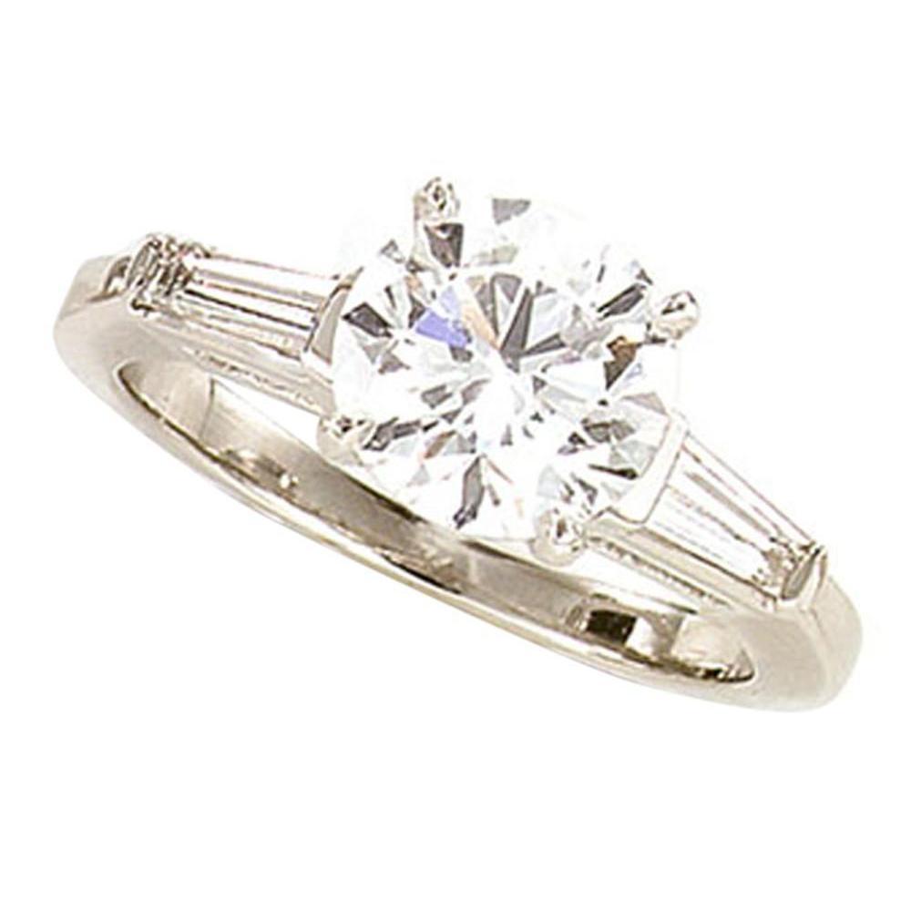 2.40 Ct. Splendido Anello Con Tre Pietre Per L'Anniversario Del Genuino Diamante Nuovo