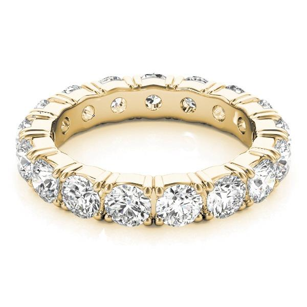 Fatto a mano Diamante Eternity Band 0,15 carati – vista laterale