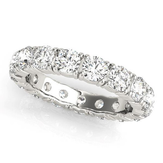Diamante Fine Eternity Band 0,15-carati Oro 14 Carati Bianco – vista principale