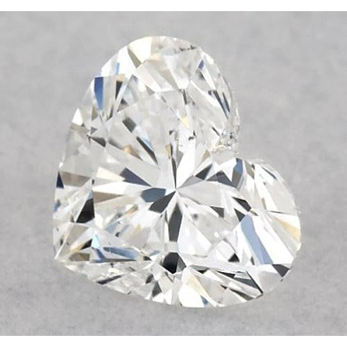 Taglio Cuore Brillante anello in Gold – vista frontale