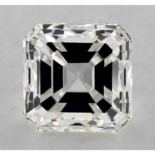 Diamante Asscher da 2,25 carati, sciolto, taglio F VVS2, molto buono