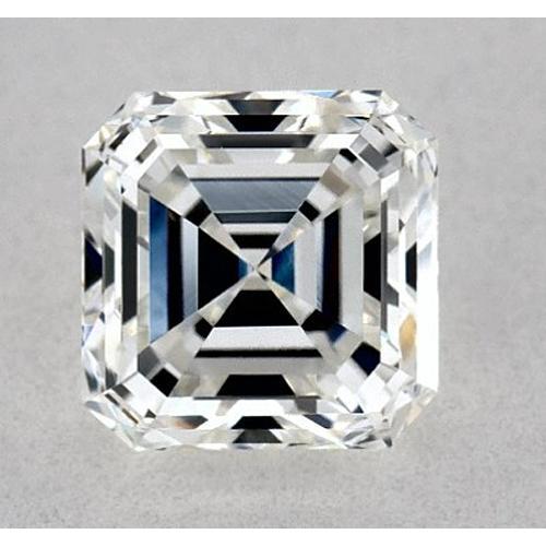 Diamante Asscher sciolto da 2,5 carati, taglio F, VVS1, taglio Very Good