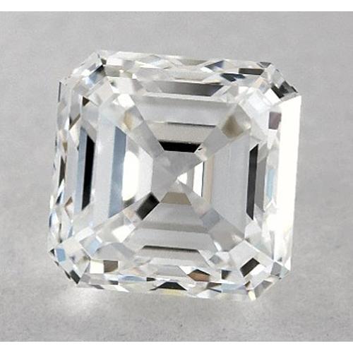 Diamante Asscher da 2,5 carati, sciolto, taglio F VVS1, molto buono