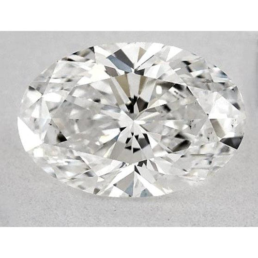 Diamante ovale da 2,5 carati, sciolto, colore E, purezza VVS1, taglio Very Good